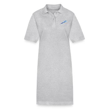 Dartpfeil hellblau - Stanley/Stella Frauen Bio-Polokleid PAIGER - Schwarz - Vorne