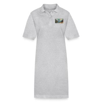 Fiordland National Park, New Zealand - Stanley/Stella PAIGER Organic Women’s Polo Dress - black - Front