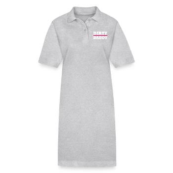 Dirty daddy - Stanley/Stella PAIGER Organic Women’s Polo Dress - black - Front