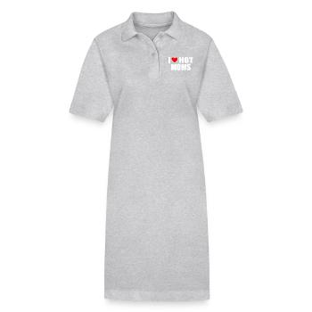 I love hot moms - Stanley/Stella Frauen Bio-Polokleid PAIGER - Schwarz - Vorne