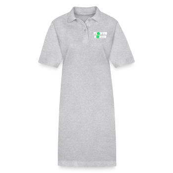 Flower Power Green Flower Hippie des années 70 Idea Peace - Robe polo bio PAIGER Stanley/Stella Femme -  - Devant
