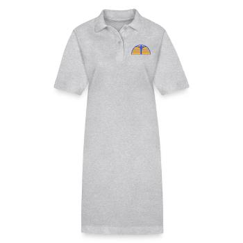Jesus Christus Gott Glaube Kreuz Beten Christen - Stanley/Stella Frauen Bio-Polokleid PAIGER - Schwarz - Vorne