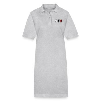 Liebende Kirschen - Stanley/Stella Frauen Bio-Polokleid PAIGER - Schwarz - Vorne