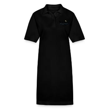 Ulm - Stanley/Stella Frauen Bio-Polokleid PAIGER - Schwarz - Vorne