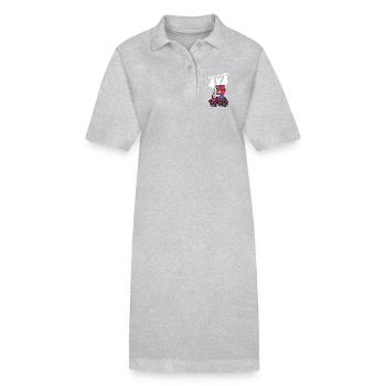 Traktor Jungbauer Statement Nutzfahrzeug Landleben - Stanley/Stella Frauen Bio-Polokleid PAIGER - Schwarz - Vorne