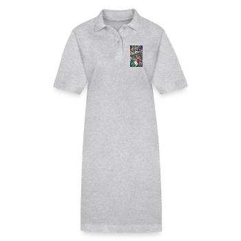 Sizilien Italien Reisen Design - Stanley/Stella Frauen Bio-Polokleid PAIGER - Schwarz - Vorne