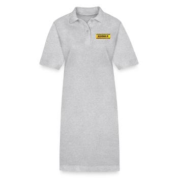 Küchenhilfe Danger Achtung Design - Stanley/Stella Frauen Bio-Polokleid PAIGER - Schwarz - Vorne