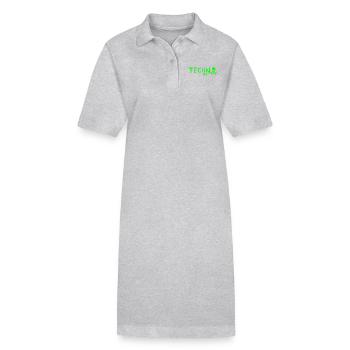 techno music - Stanley/Stella PAIGER Organic Women’s Polo Dress - black - Front