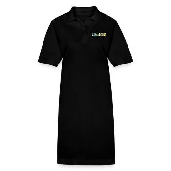 Sky And Sand - Stanley/Stella Frauen Bio-Polokleid PAIGER - Schwarz - Vorne