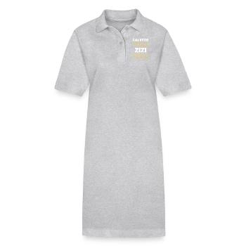 Glatze Wer Kann Humor Kahlheit Mann Humor Gut aussehend - Stanley/Stella Frauen Bio-Polokleid PAIGER - Schwarz - Vorne