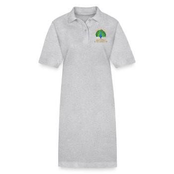 What's Up! I'm A Peacock! Walk Into Club Like Gift - Stanley/Stella PAIGER Organic Women’s Polo Dress - black - Front