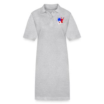 Drapeau drapeau drapeau coupe du monde - Robe polo bio PAIGER Stanley/Stella Femme - noir - Devant