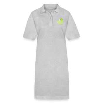 Magical Vegan Gift Vegan Vegetarian Unicorn - Stanley/Stella PAIGER Organic Women’s Polo Dress - black - Front