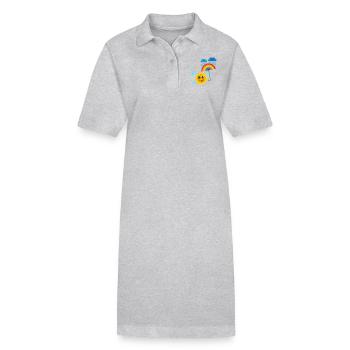 Sonne & Regenbogen-Schirm - Stanley/Stella Frauen Bio-Polokleid PAIGER - Schwarz - Vorne