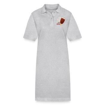 Don't Worry Eat Ice Cream Cone Scoop Summer - Stanley/Stella Frauen Bio-Polokleid PAIGER - Schwarz - Vorne
