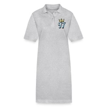97 Number Krone - Stanley/Stella PAIGER Organic Women’s Polo Dress - black - Front
