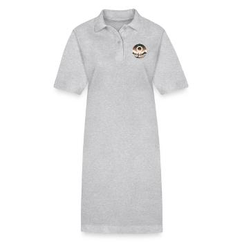 Eclipse Gaze Silhouette Design - Stanley/Stella PAIGER Organic Women’s Polo Dress - black - Front