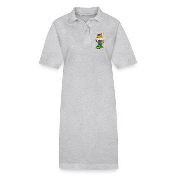 Fox Policier Microphone Police - Robe polo bio PAIGER Stanley/Stella Femme - noir - Devant