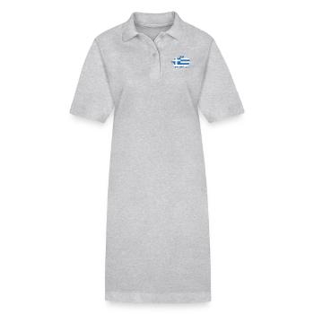 Athènes Skyline Grèce Drapeau drapeau Acropole - Robe polo bio PAIGER Stanley/Stella Femme - noir - Devant