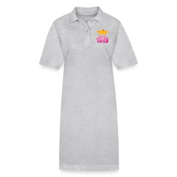 Little Princess Emma - Robe polo bio PAIGER Stanley/Stella Femme - noir - Devant