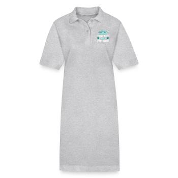 Ich seh immer so aus wenn ich Sport mache! Fitness - Stanley/Stella Frauen Bio-Polokleid PAIGER - Schwarz - Vorne
