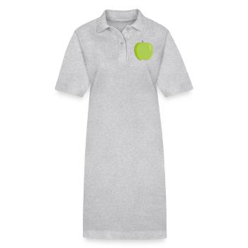 Apple green fruit healthy gift idea - Stanley/Stella PAIGER Organic Women’s Polo Dress - black - Front