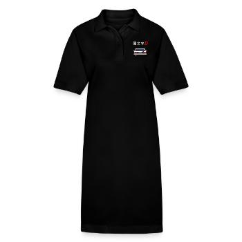 Initial D - Trueno - Stanley/Stella Frauen Bio-Polokleid PAIGER - Schwarz - Vorne