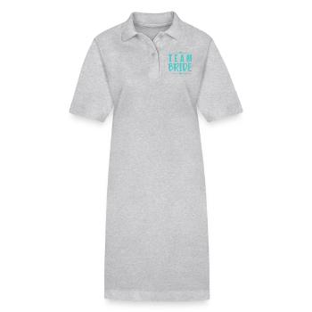 Team Braut - Stanley/Stella Frauen Bio-Polokleid PAIGER - Schwarz - Vorne