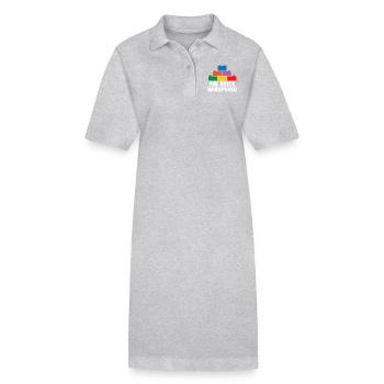 Brick Builder Brick Building Master Builder - Stanley/Stella PAIGER Organic Women’s Polo Dress - black - Front