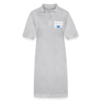 no racism no sexism no afd - Stanley/Stella Frauen Bio-Polokleid PAIGER - Schwarz - Vorne