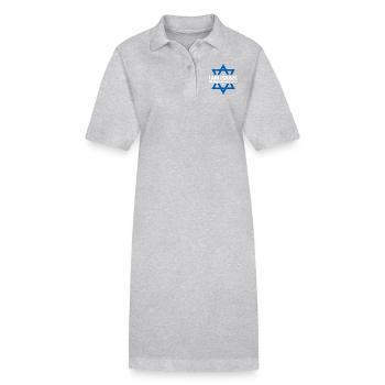 Hebrew Heritage: Israel, Descendants of Abraham - Stanley/Stella PAIGER Organic Women’s Polo Dress - black - Front