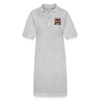 Beware of the Bunny Rabbit Disaster - Stanley/Stella PAIGER Organic Women’s Polo Dress - black - Front