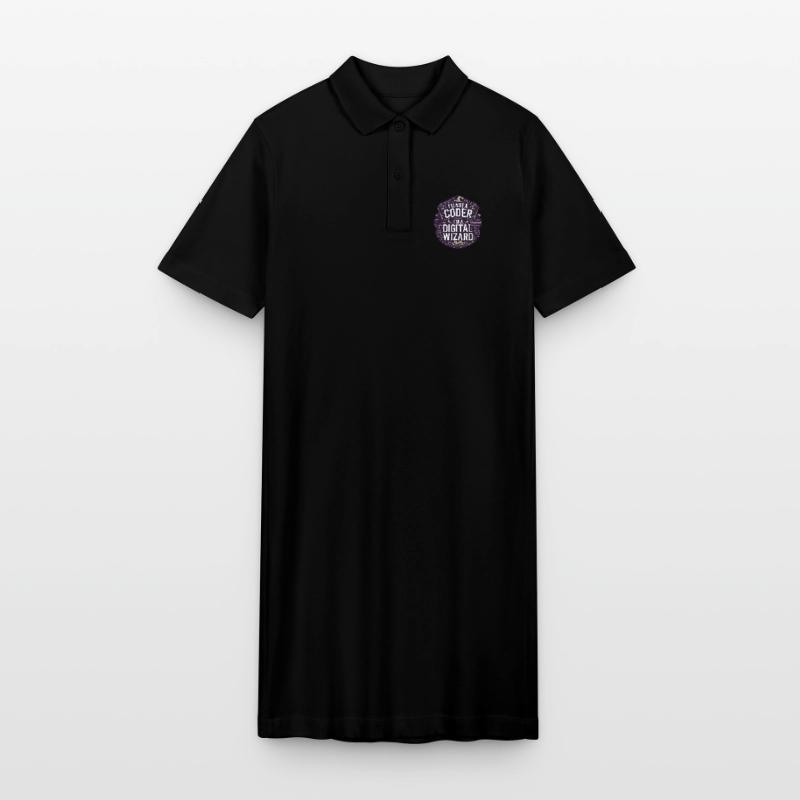 I'm Not a Coder I'm a Digital Wizard Programmierer Stanley/Stella Frauen Bio-Polokleid PAIGER