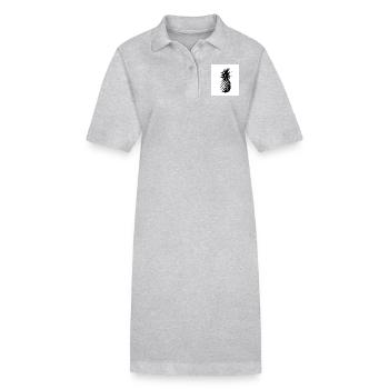 Ananas schwarz weiß - Stanley/Stella Frauen Bio-Polokleid PAIGER - Schwarz - Vorne