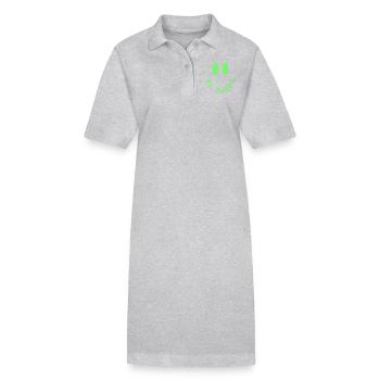 Be Happy - Smile - Positives Denken - Stanley/Stella Frauen Bio-Polokleid PAIGER - Schwarz - Vorne