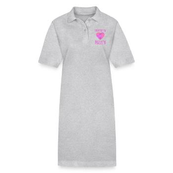 Jeden Tag bin ich rätselhaft. Jeden Tag rätsele - Stanley/Stella Frauen Bio-Polokleid PAIGER - Schwarz - Vorne
