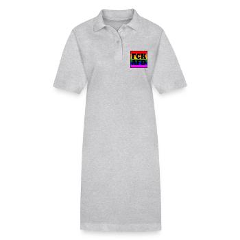 Fck afd - Stanley/Stella Frauen Bio-Polokleid PAIGER - Schwarz - Vorne
