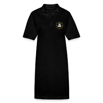 No dexit - Stanley/Stella PAIGER Organic Women’s Polo Dress - black - Front