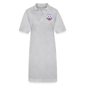 owl52 - Stanley/Stella PAIGER Organic Women’s Polo Dress - black - Front