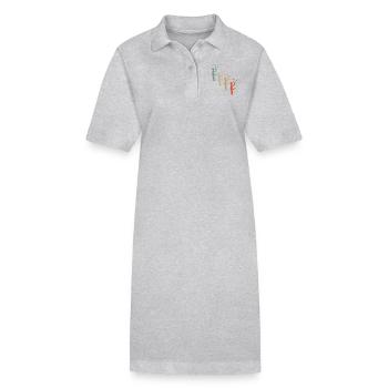 Retro Vintage Style Junglieren Juggler Bowling - Stanley/Stella PAIGER Organic Women’s Polo Dress - black - Front