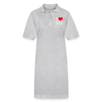 I love my little sister Big Brother, little Sister - Stanley/Stella Frauen Bio-Polokleid PAIGER - Schwarz - Vorne