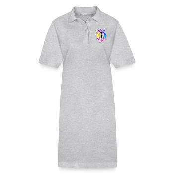 Langeoog Splash Wasserturm - Stanley/Stella Frauen Bio-Polokleid PAIGER - Schwarz - Vorne
