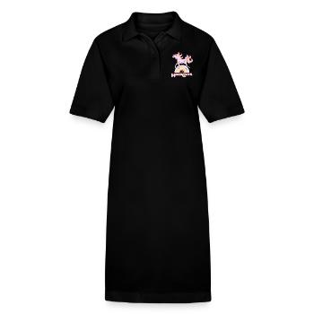 VGN Unicorn Magic Cuts - Stanley/Stella Frauen Bio-Polokleid PAIGER - Schwarz - Vorne