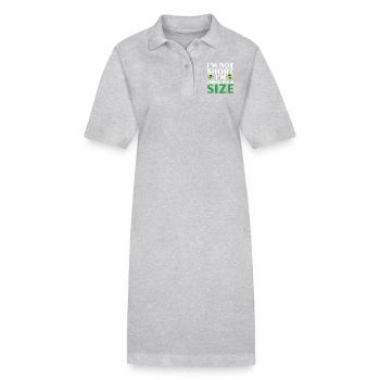 Im not short im leprechaum - Stanley/Stella Frauen Bio-Polokleid PAIGER - Schwarz - Vorne
