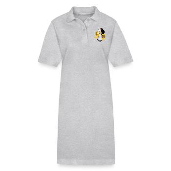 Verstecke das wahre ich - Maskiert - Stanley/Stella Frauen Bio-Polokleid PAIGER - Schwarz - Vorne