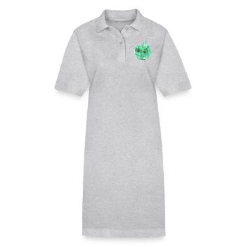 Apple - Stanley/Stella PAIGER Organic Women’s Polo Dress - black - Front