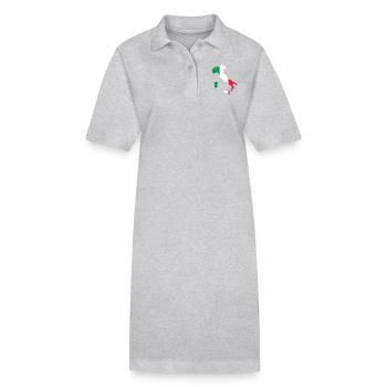 Italy gift for proud Italians - Stanley/Stella PAIGER Organic Women’s Polo Dress - black - Front