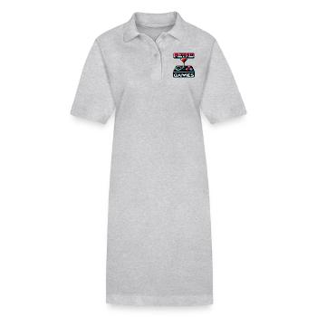 Retro Games Passion - Robe polo bio PAIGER Stanley/Stella Femme - noir - Devant