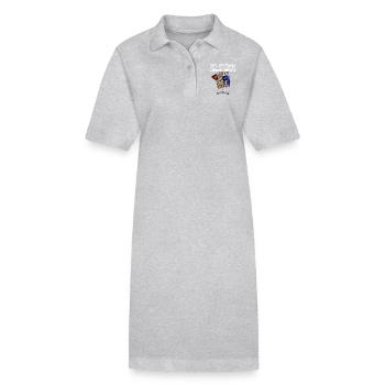 Ohne Feuerwerk ohne mich - Stanley/Stella Frauen Bio-Polokleid PAIGER - Schwarz - Vorne