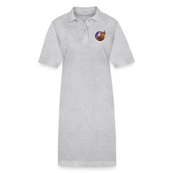Kelpie Galaxie - Chocolat Feu - Robe polo bio PAIGER Stanley/Stella Femme - noir - Devant
